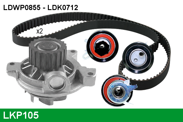 Water Pump & Timing Belt Kit (LKP105)