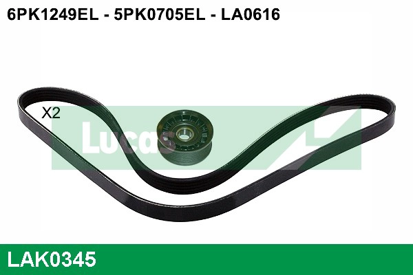 V-Ribbed Belt Set (LAK0345)