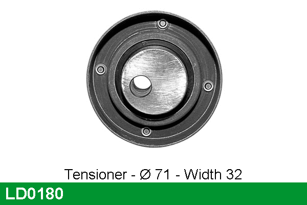 Tensioner Pulley, timing belt (LD0180)