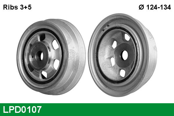 Belt Pulley, crankshaft (LPD0107)
