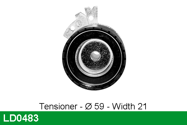 Tensioner Pulley, timing belt (LD0483)