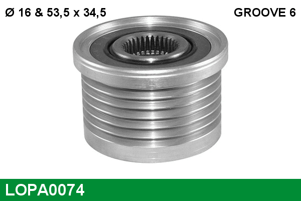 Alternator Freewheel Clutch (LOPA0074)