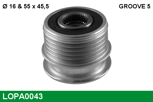 Alternator Freewheel Clutch (LOPA0043)