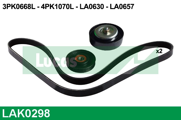 V-Ribbed Belt Set (LAK0298)
