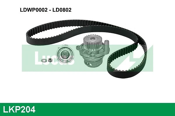 Water Pump & Timing Belt Kit (LKP204)