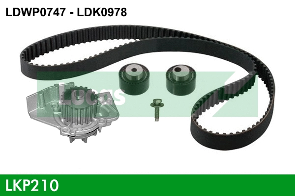 Water Pump & Timing Belt Kit (LKP210)