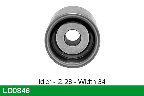 Tensioner Pulley, timing belt (LD0846)