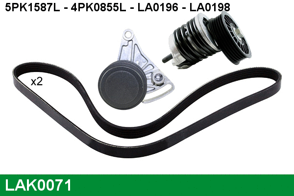 V-Ribbed Belt Set (LAK0071)