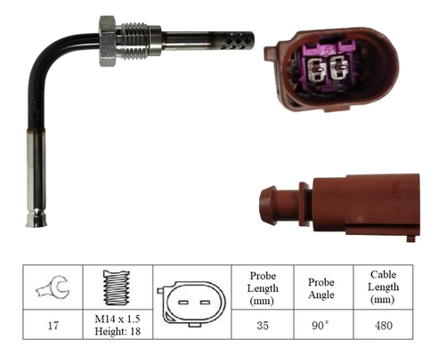 Sensor, exhaust gas temperature (LGS7130)