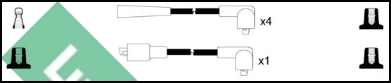 Ignition Cable Kit (LUC4367)
