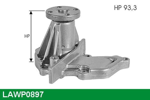 Water Pump, engine cooling (LAWP0897)