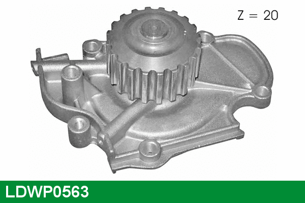 Water Pump, engine cooling (LDWP0563)