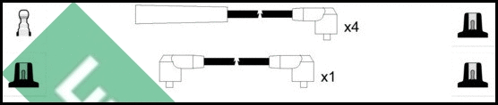 Ignition Cable Kit (LUC4026)