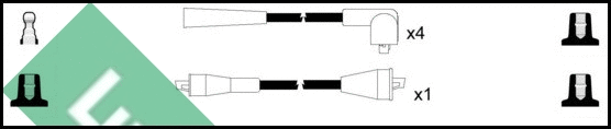 Ignition Cable Kit (LUC4365)