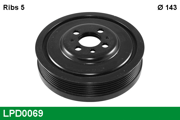 Belt Pulley, crankshaft (LPD0069)