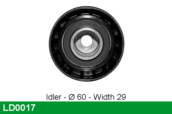 Tensioner Pulley, timing belt (LD0017)