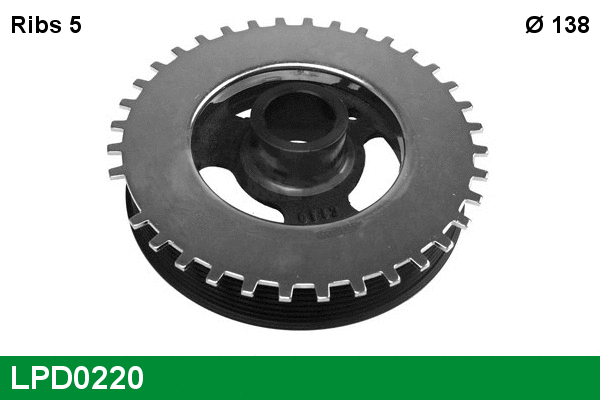 Belt Pulley, crankshaft (LPD0220)