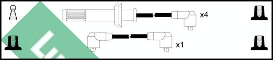 Ignition Cable Kit (LUC4201)