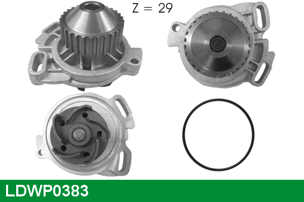Water Pump, engine cooling (LDWP0383)
