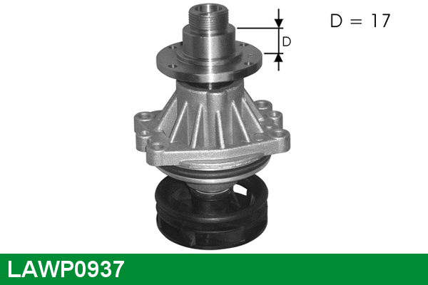 Water Pump, engine cooling (LAWP0937)