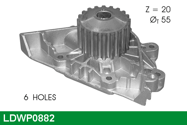 Water Pump, engine cooling (LDWP0882)