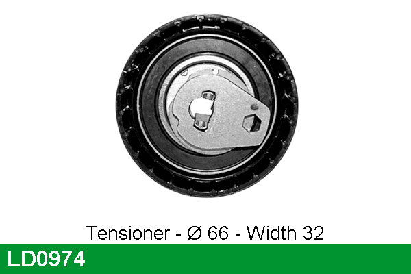 Tensioner Pulley, timing belt (LD0974)