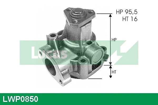 Water Pump, engine cooling (LWP0850)