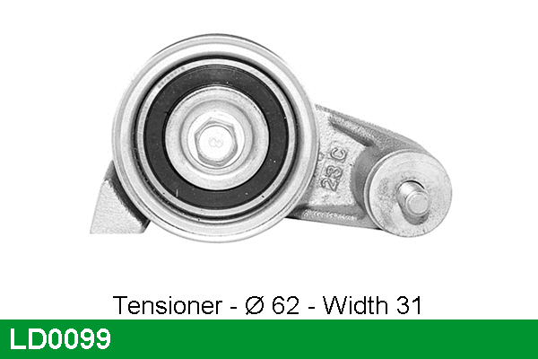 Tensioner Pulley, timing belt (LD0099)