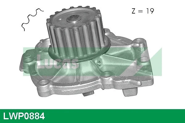 Water Pump, engine cooling (LWP0884)