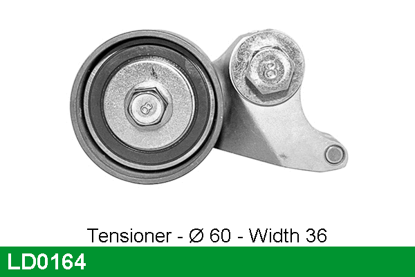Tensioner Pulley, timing belt (LD0164)