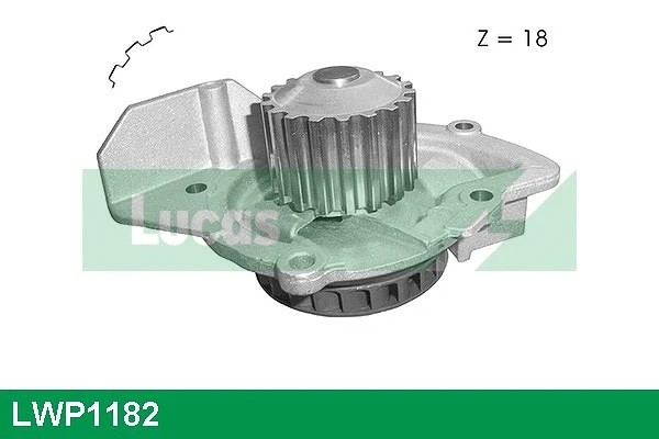 Water Pump, engine cooling (LWP1182)