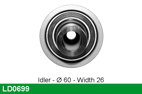 Tensioner Pulley, timing belt (LD0699)