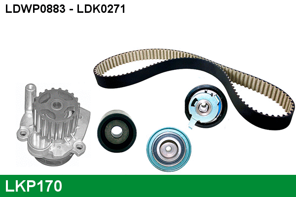 Water Pump & Timing Belt Kit (LKP170)