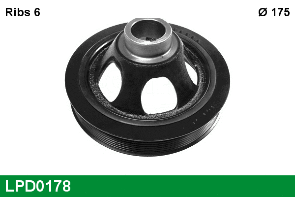 Belt Pulley, crankshaft (LPD0178)