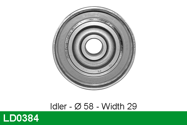 Tensioner Pulley, timing belt (LD0384)