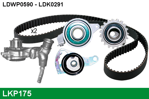 Water Pump & Timing Belt Kit (LKP175)