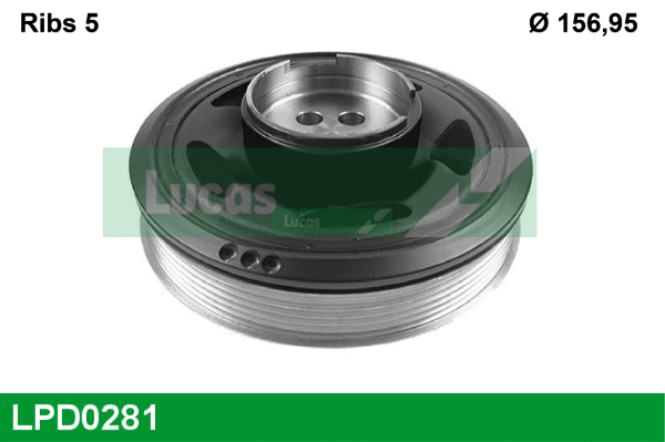Belt Pulley, crankshaft (LPD0281)