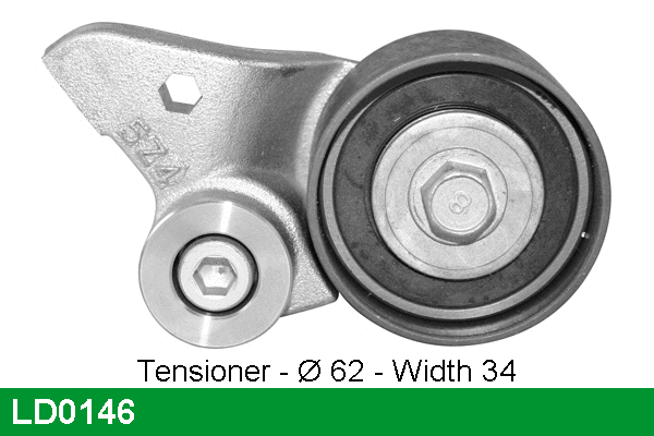 Tensioner Pulley, timing belt (LD0146)