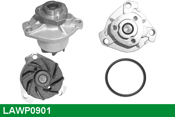Water Pump, engine cooling (LAWP0901)