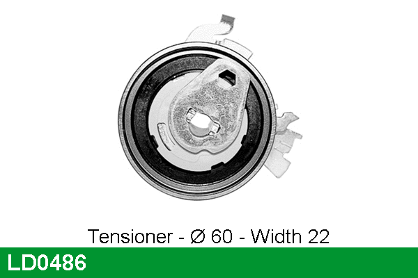 Tensioner Pulley, timing belt (LD0486)