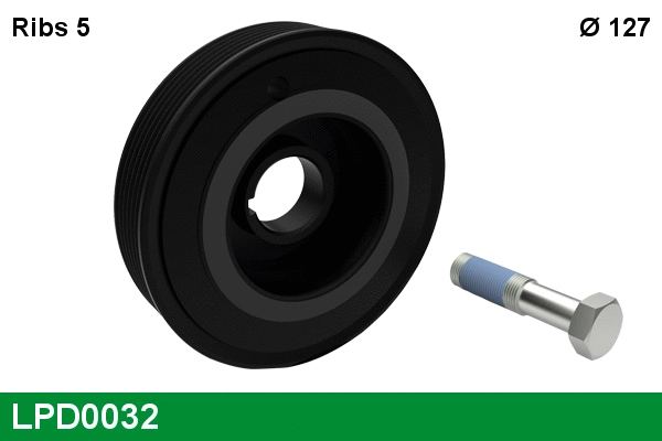 Belt Pulley, crankshaft (LPD0032)