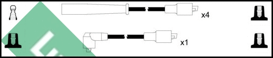 Ignition Cable Kit (LUC7453)