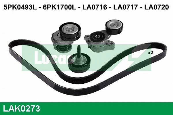 V-Ribbed Belt Set (LAK0273)