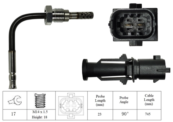 Sensor, exhaust gas temperature (LGS7099)