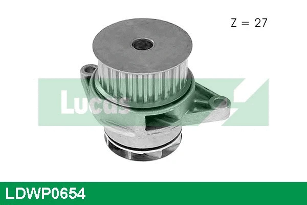 Water Pump, engine cooling (LDWP0654)