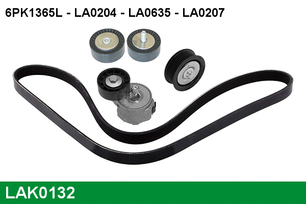 V-Ribbed Belt Set (LAK0132)