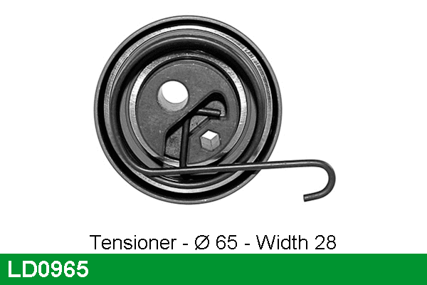 Tensioner Pulley, timing belt (LD0965)