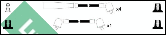 Ignition Cable Kit (LUC4547)