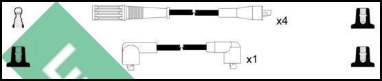 Ignition Cable Kit (LUC4410)