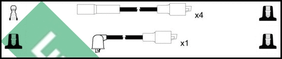 Ignition Cable Kit (LUC7169)